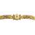 Gold plated kundan rajwadi adjustable bracelet