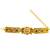 Gold plated kundan elegant adjustable bracelet