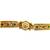 Gold plated kundan elegant adjustable bracelet