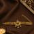 Gold plated heritage design adjustable bracelet