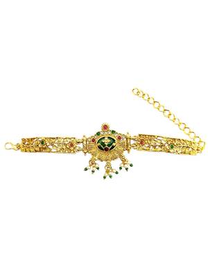Gold plated heritage design adjustable bracelet 2