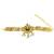 Gold plated heritage design adjustable bracelet
