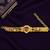 Gold plated heritage design adjustable bracelet