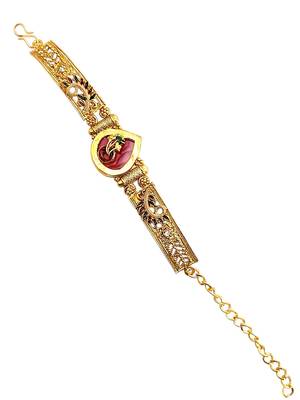 Gold plated heritage design adjustable bracelet 3
