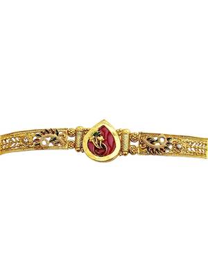Gold plated heritage design adjustable bracelet 5