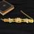 Gold plated heritage design adjustable bracelet