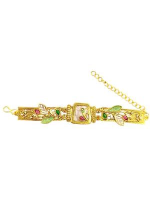 Gold plated heritage design adjustable bracelet 2