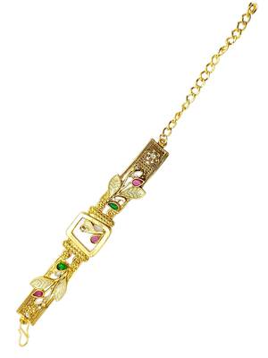 Gold plated heritage design adjustable bracelet 3