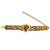 Gold plated heritage drop design adjustable bracelet