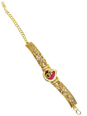 Gold plated heritage drop design adjustable bracelet 3