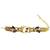 Gold plated heritage rajwadi adjustable bracelet