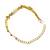 Gold plated heritage rajwadi adjustable bracelet