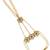 Gold plated kundan floral hathphool ring bracelet