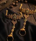 Set of 2 heritage design adjustable hathphool ring bracelet