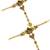 Set of 2 heritage design adjustable hathphool ring bracelet