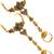 Set of 2 heritage design adjustable hathphool ring bracelet