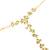 Gold plated kundan hathphool ring bracelet