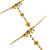 Set of 2 heritage design adjustable hathphool ring bracelet
