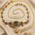 Gold plated heritage enamel waist chain kamarbandh