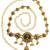 Gold plated heritage meenakari waist chain kamarbandh