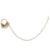 Gold plated american diamond nose ring nathiya