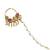 Gold plated american diamond nose ring nathiya