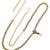 Gold plated kundan embellished waist chain kamarbandh