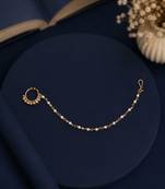 Gold plated radha nose ring nathiya