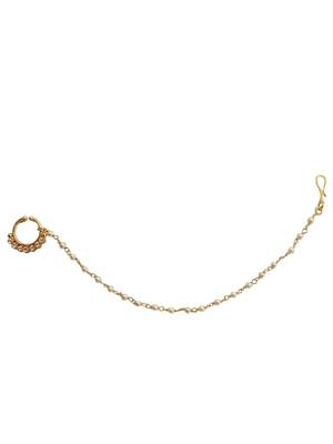 Gold plated radha nose ring nathiya 2