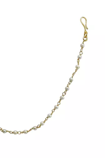 Gold plated radha nose ring nathiya
