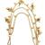 Golden fantasy beaded layered ear chain