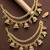 Gold plated bahubali layered ear chain