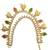 Gold plated bahubali layered ear chain