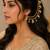 Gold plated bahubali layered ear chain