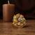 Gold plated cz ennamel adjustable finger ring