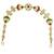 Gold plated kundan mathapatti sheeshphool head jewellery