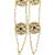 Gold plated kundan layered sheeshphool mathapatti