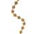 Gold plated floral design mathapatti sheeshphool