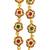 Gold plated floral design mathapatti sheeshphool