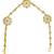 Gold plated mandala kundan mathapatti sheeshphool