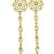 Gold plated mandala kundan mathapatti sheeshphool