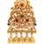 Gold plated intricate filigree bun pin
