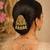 Gold plated intricate filigree bun pin