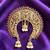 Gold plated spokes design bun pin