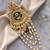 Gold plated kundan heritage bun pin