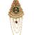 Gold plated kundan heritage bun pin