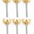 Set of 6 kundan chandrakor u pin head jewellery