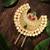 Gold plated chandrakor bun pin head jewellery