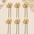Set of 6 lotus kundan u pin head jewellery