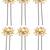Set of 6 lotus kundan u pin head jewellery